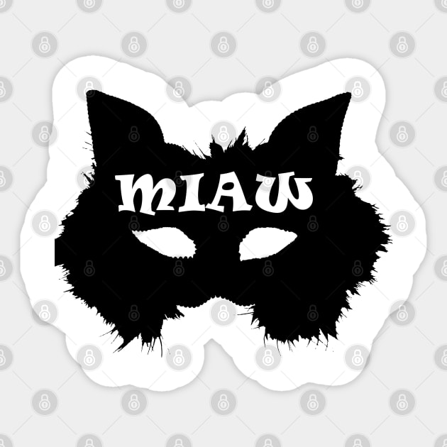 miaw Sticker by loulousworld